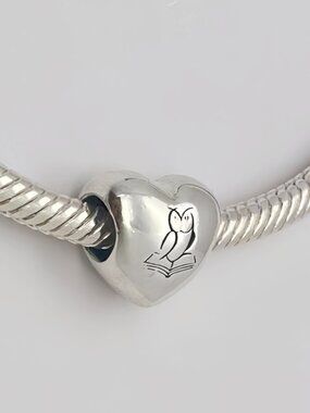 Pandora Pedagogia Charm Bird Book Pendant